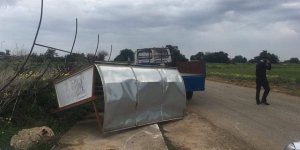 Belediye personelinin üzerine traktör sürdü, tutuklandı