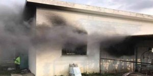 Geçitkale trafo merkezinde yangın