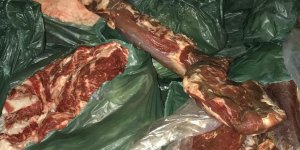 Demirhan'da 400 kilo kaçak et ele geçirildi