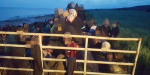 Tekne yan yattı: 175 Suriyeli İskele’de