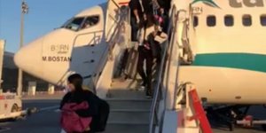 Bir uçak daha Ercan'a indi