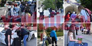 Öğrenciler ailelerine kavuştu