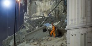 Brezilyada beş katlı bina çöktü