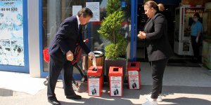 Çöplere Covid-19 uygulaması