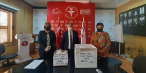 El emeği 800 maske bağışladılar