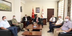 Başbakan Tatar, yangınlarla ilgili teknik ekiplerle görüştü