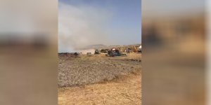 Akıncılar'da korkutan yangın!