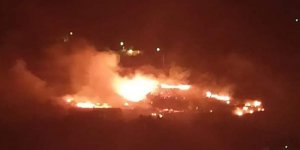 50 dönüm maki bitki örtüsü yandı