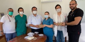 Devlet Hastanesi'ne doktorlardan bağış