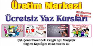 Yaz kursları başlıyor