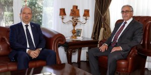 Akıncı, Ersin Tatar'ı kabul etti