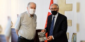 “Bir Varmış, Bir Yokmuş” kitabı Akıncı'ya takdim edildi