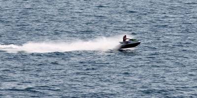 Türkiye’den jet skiyle geldi!