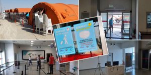 Ercan'da hummalı çalışma: İlk uçak 02.20'de