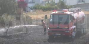 Gönyeli'de korkutan yangın