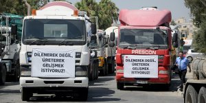 Müteahhitler Birliği'nin eylemi devam ediyor