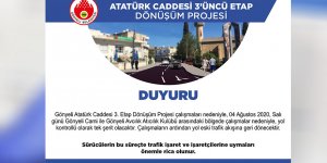 Yol kontrollü tek şerit olacak