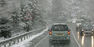 Güney Kıbrıs beyaza büründü