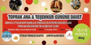 “Toprak Ana ve Teşekkür Günü”