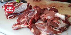 3 yılda  23 ton  kaçak et