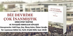 Halil Paşa, Girneli Okurlarıyla Buluşacak