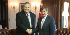 Davutoğlu ve Venizelos görüştü