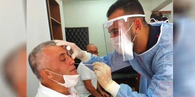 Maliye Bakanlığı personeline PCR testi yapıldı