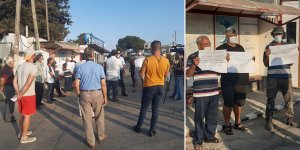 Akçaylı üreticilerden eylem