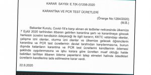 Karantina ücreti devletten