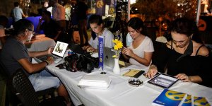 Seçim 'Teknoloji Alanı'nda takip edildi