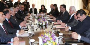 Sarayda Kıbrıs Sorunu zirvesi