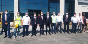 Yeni Pandemi Hastanesi'ne 'teknik' ziyaret