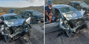 Dağyolu’nda korkutan kaza: 2 yaralı