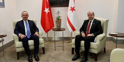 Tatar, Çavuşoğlu'nu kabul etti