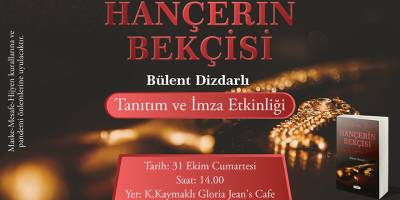 Dizdarlı'nın "Hançerin Bekçisi" romanı tanıtılacak