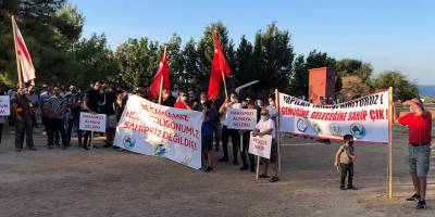 Girne Avcılık ve Atıcılık Klübü'ndan protesto