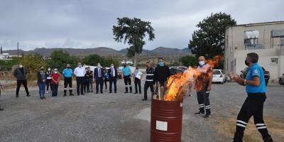 Değirmenlik'te deprem takbikatı