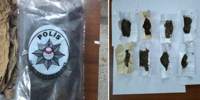 1 kilogram ağırlığında uyuşturucu ele geçirildi
