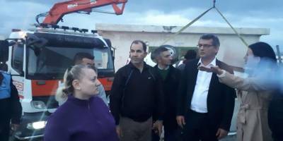 Erhürman olay yerinde