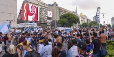 Arjantinliler Maradona için sokaklara döküldü