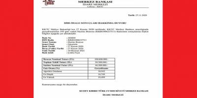 Maliye, 46 Milyon 500 bin TL daha borçlandı