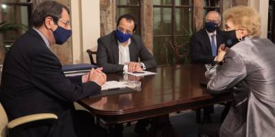 Anastasiadis, Lute ile görüştü