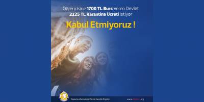 TDP Gençlik’ten karantina ücreti tepkisi