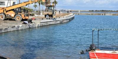 Laguna Balıkçı Barınağı’nda sona geliniyor