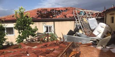 Hortum güneyde zarara yol açtı