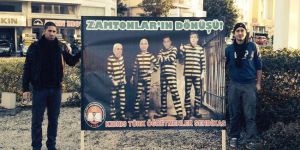 KTÖS zamları pankartlarla protesto etti