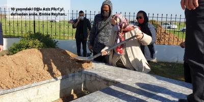 Savaş kurbanı 14 çocuğa hüzünlü veda