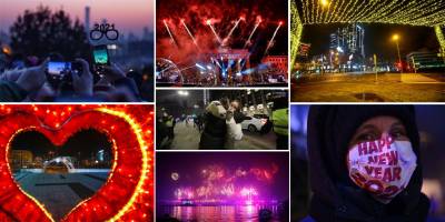 Dünya 2021'i böyle karşıladı