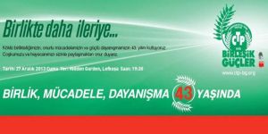 CTP/BG 43’üncü yaşını 27 Aralık’ta kutlayacak