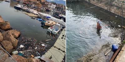 Antik Liman’da temizlik çalışması